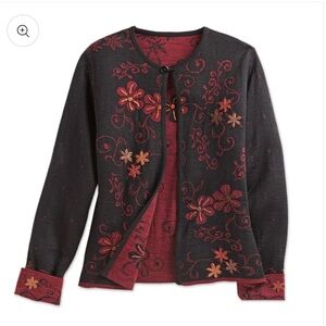 Kiko Kiko Reversible Alpaca Cardigan